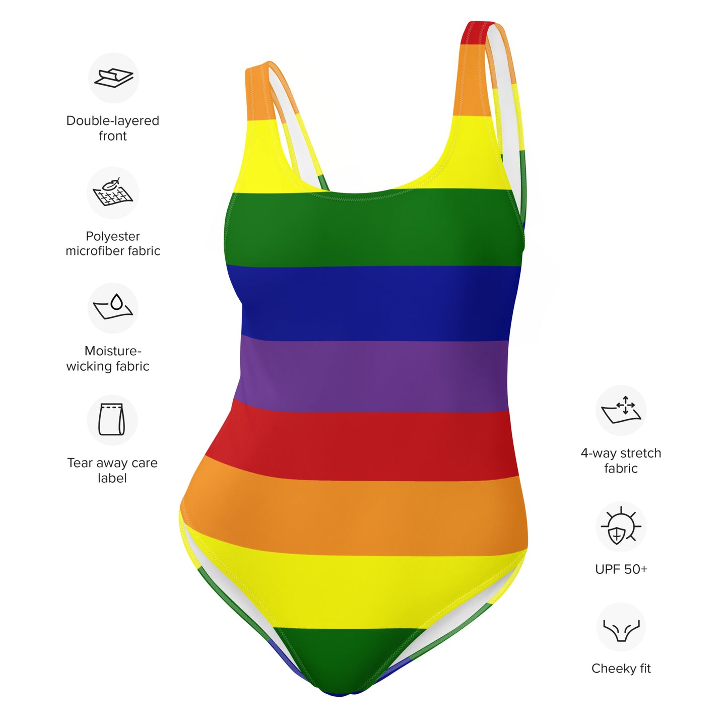Rainbow Pride One Piece - Women's Swimwear One Piece