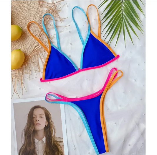 Neon Paradise Bikini - Women's Swimwear Bikini Set